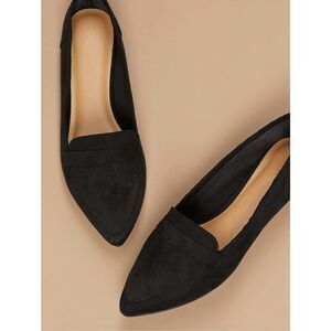 Women’s Black Flats, Size 9